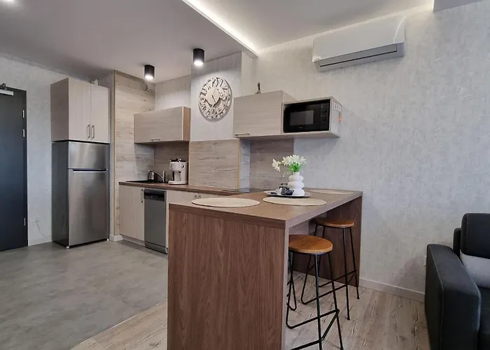 Q Pl 2 Lub 3 Pokojowe Klimatyzowane Przy Manufakturze Z Garazem Gratis, Fv Apartamento *